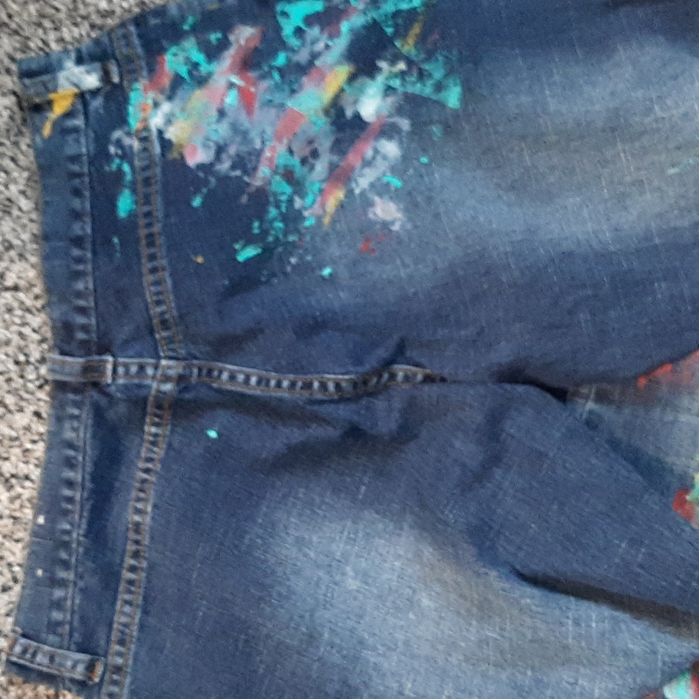 Jeans - Painted by me - Picture 2 of 7